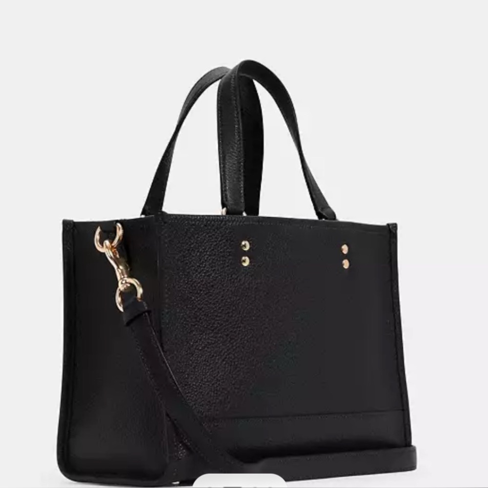 COACH DEMPSEY TOTE BAG WITH COACH PATCH BLACK - Picture 5 of 10